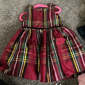Plaid holiday dress